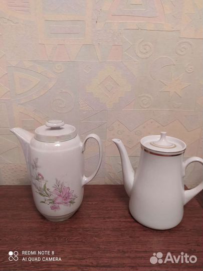 Кофейник фарфор СССР