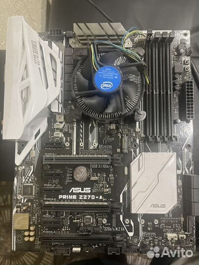 Материнская плата asus prime z270-a с процессором