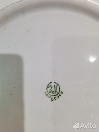 Тарелка фаянс 8 марта (зик) конаково