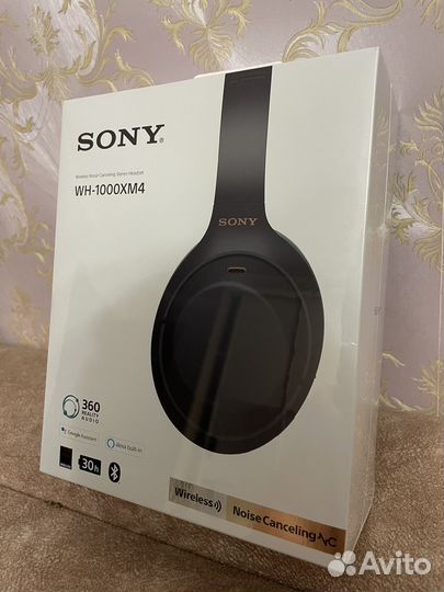 Беспроводные наушники sony wh 1000xm4 black