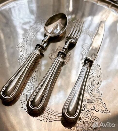 Набор столовых приборов Эгоист Серебро