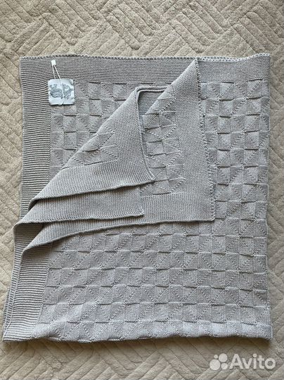 Плед детский вязаный