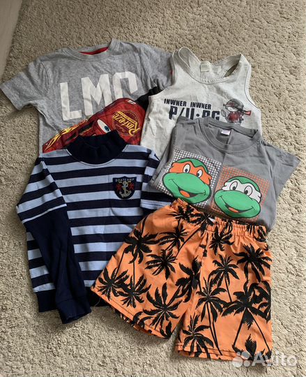 Вещи пакетом на мальчика 110-116