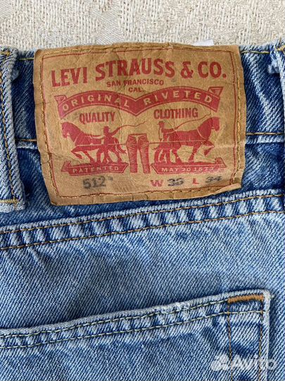 Джинсы мужские levis