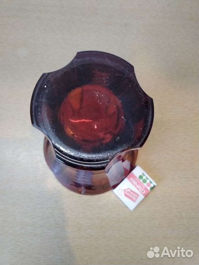 Ваза цветное стекло СССР