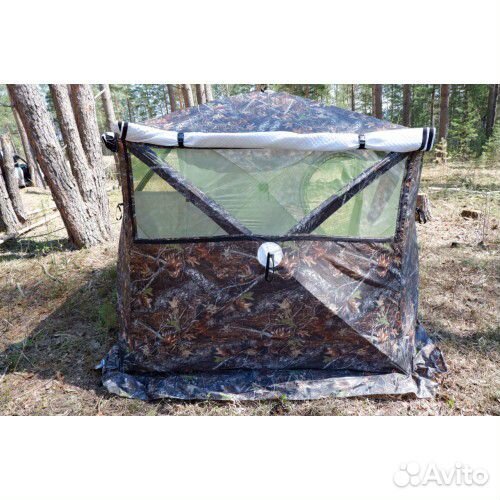 Палатка Медведь Куб- зима-лето 4местн