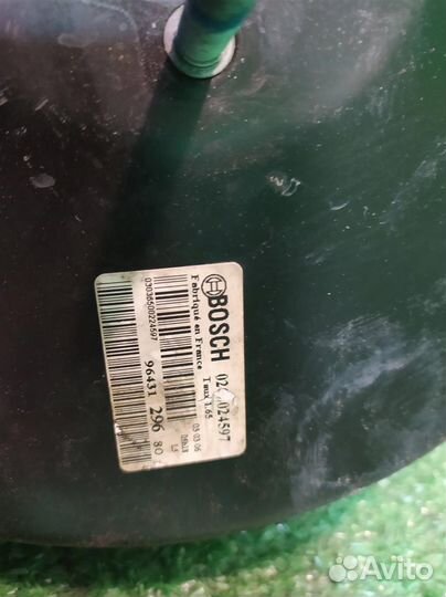 Вакуумный усилитель тормозов Peugeot 307 (3H) 2006