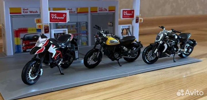 Модели мотоциклов Ducati Shell