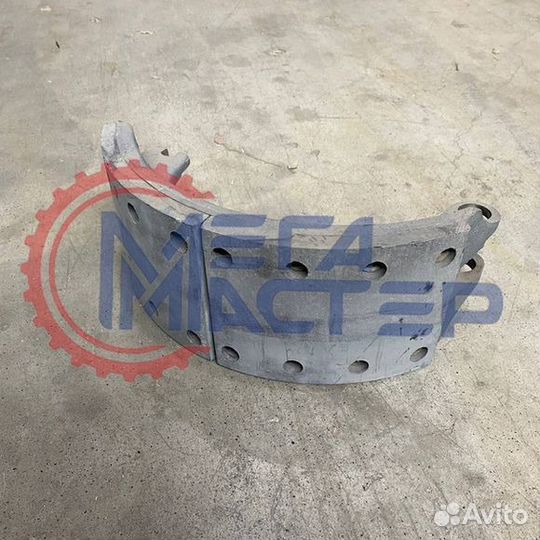 Колодка тормозная в сборе Камаз (на 53229) литая