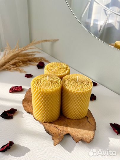 Эко-свечи из пчелиного воска