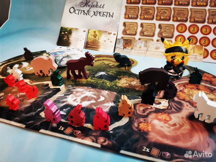 Настольная игра Эверделл. Острые хребты. Дополнени