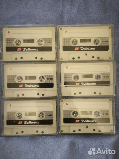 Аудиокассеты с записью