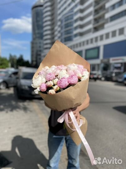 Пионы. Букет пионов, доставка цветов