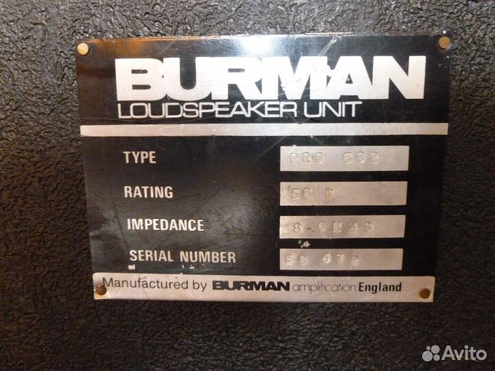 Burman PRO 502, Eric Clapton 1970s Black combo