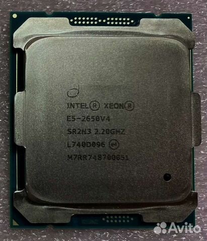 Xeon e5 2650v4 12 ядер 2.2-2.9Ghz 30mb 105w