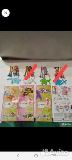 Киндер Винкс, домашние животные, поппикси