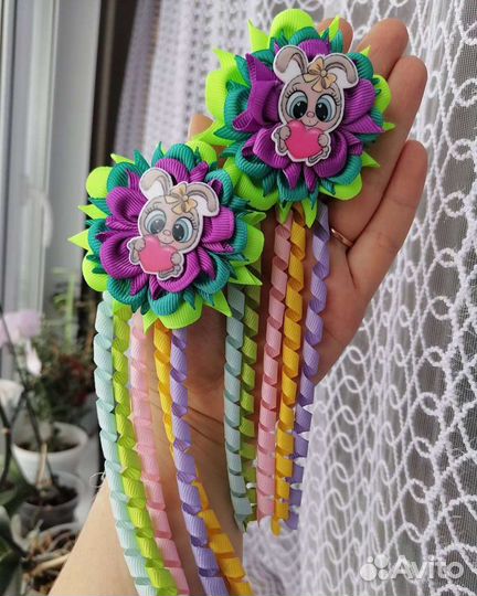 Бантики, заколки для волос, ободки, повязки