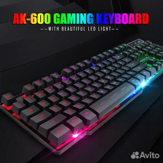 USB Клавиатура Imice AK-600 с подсветкой проводная