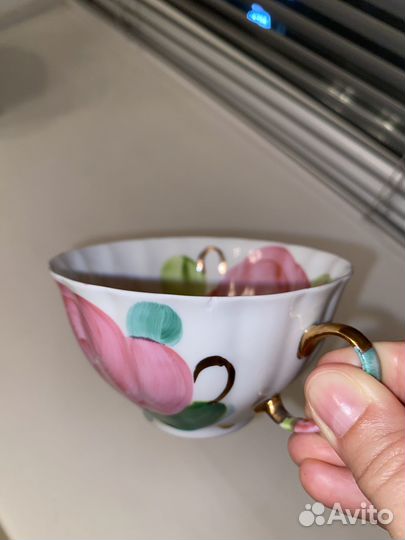 Чайный сервиз Дулёво. Розы