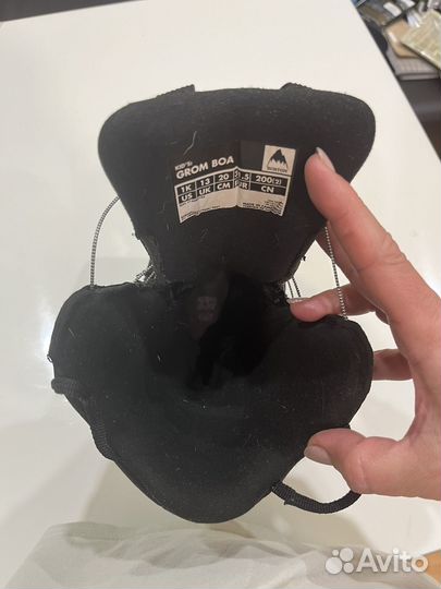 Сноубордические ботинки burton, защита в подарок