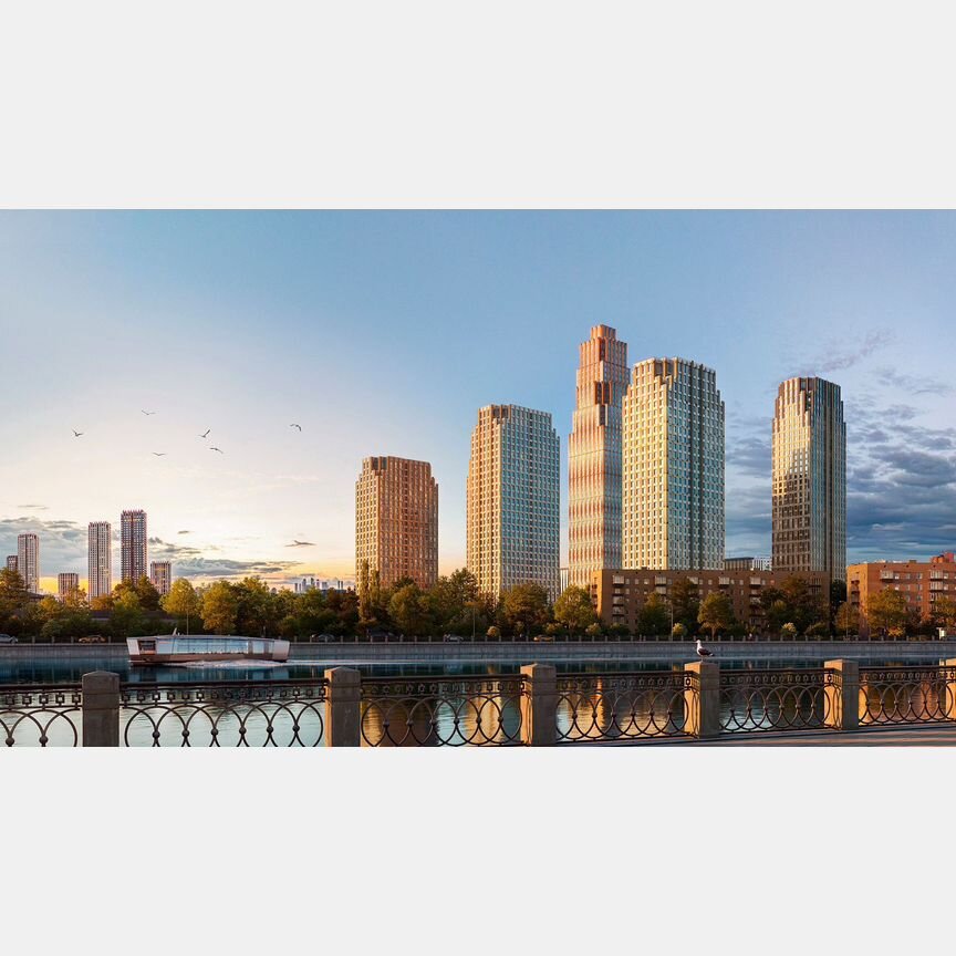 3-к. квартира, 87,4 м², 10/32 эт.