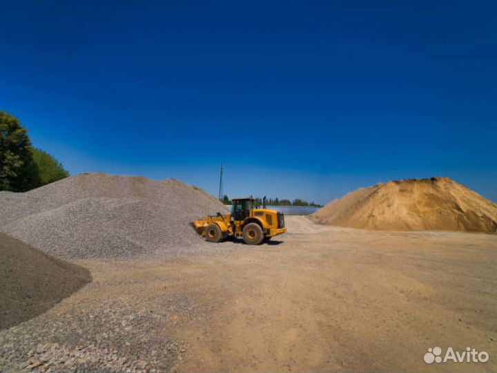 Песок карьерный в наличии
