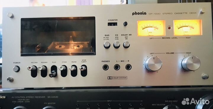 Кассетная дека phonia cp1000