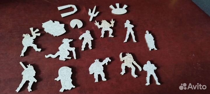 Деревянный пазл Черепашки-ниндзя