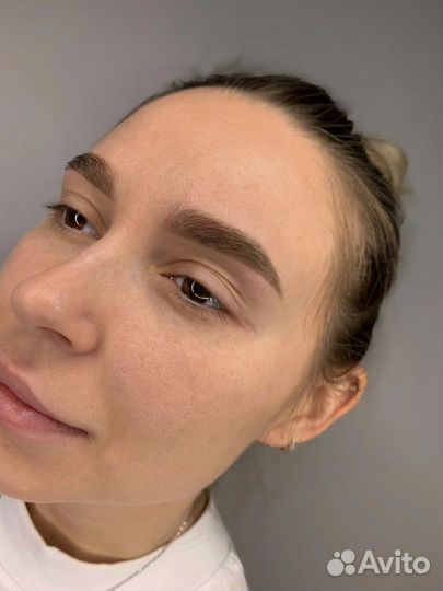 Ламинирование ресниц и оформление бровей