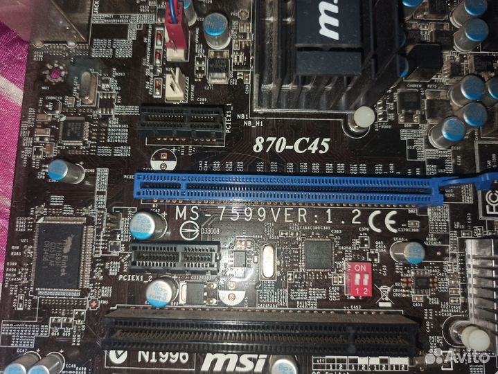 Материнская плата с процессором и памятью ddr3