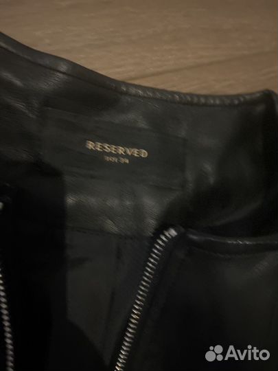 Куртка из искусственной кожи