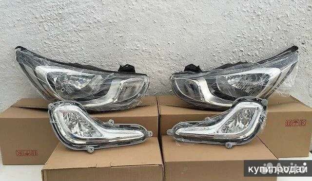 Фара правая левая Hyundai Solaris 10-14