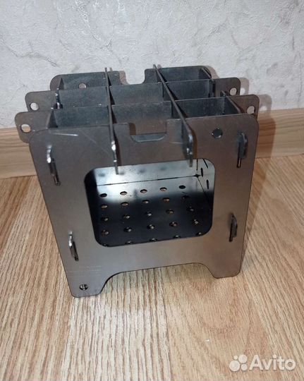 Походная печка щепочница мангал походный подарок