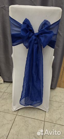 Банты на стулья разные цвета