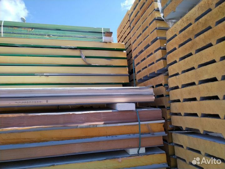 Сэндвич панели 10000 м2 в наличии