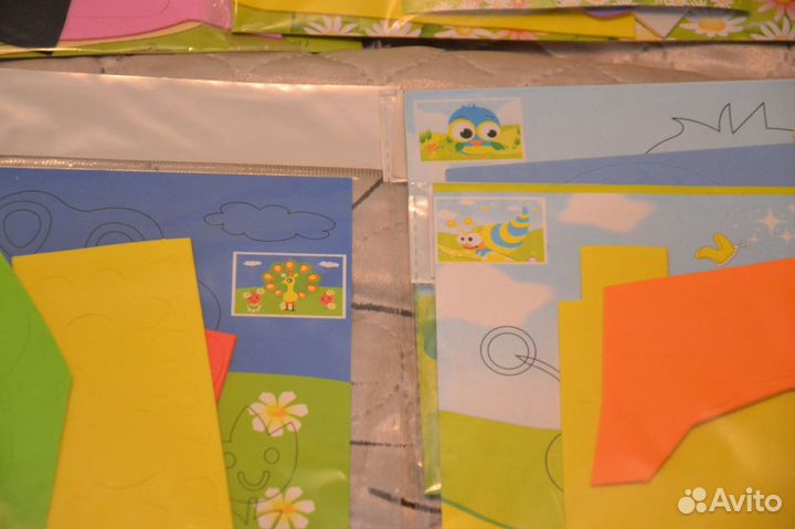 Аппликация, развивающая поделка