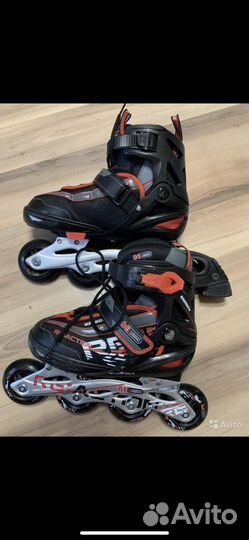 Роликовые коньки ролики Reaction Rainbow 31-35 р