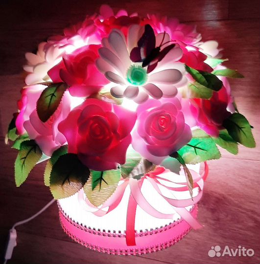 Светильник-букет из изолона