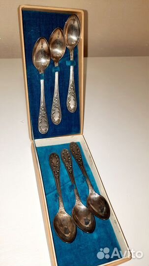 Набор чайных ложек Кольчугинский мельхиор