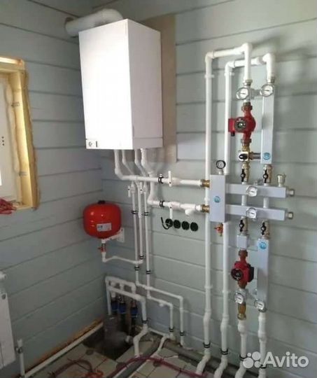 Монтаж отопления и водопровода медью и пластиком