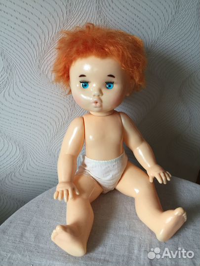 Кукла рыжая периода СССР