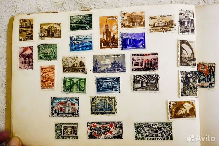 Почтовые марки СССР листами, купюра 25