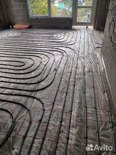 Проф монтаж теплых полов, систем отопления