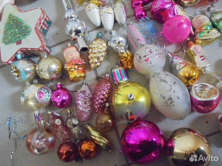 Новогодние елочные игрушки из СССР