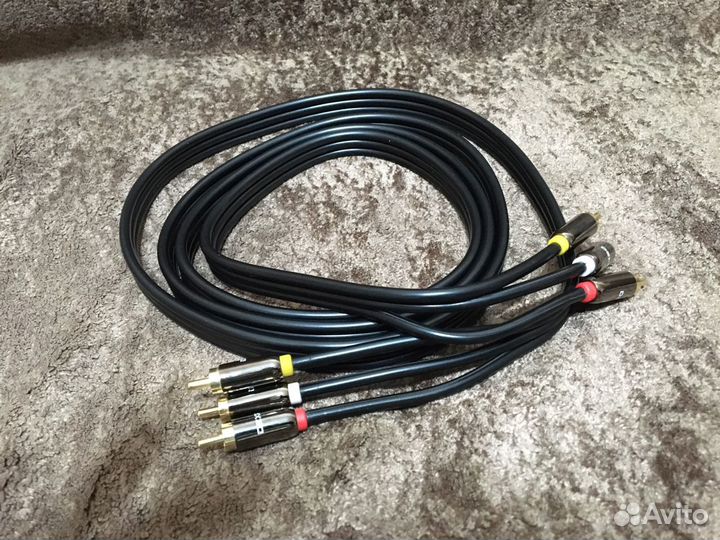 Кабель соединительный dexp Premium RCA x3 - RCA x3