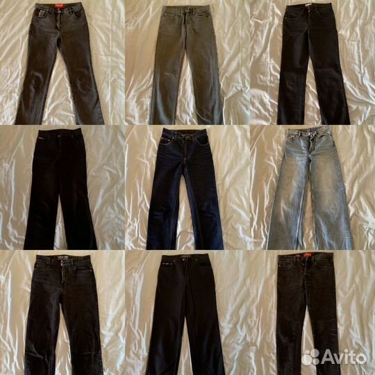 Джинсы Levis, Wrangler, Guess, Monki, H.I.S