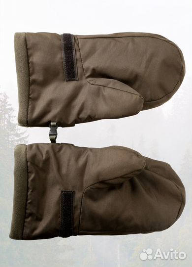 Рукавицы мужские теплые краги для снегохода