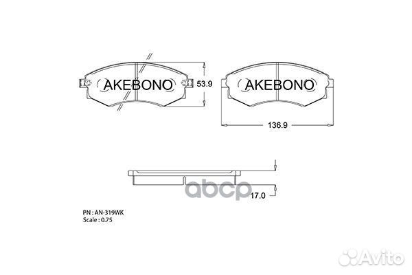 Колодки тормозные перед hyundai sonata 93-01/EL