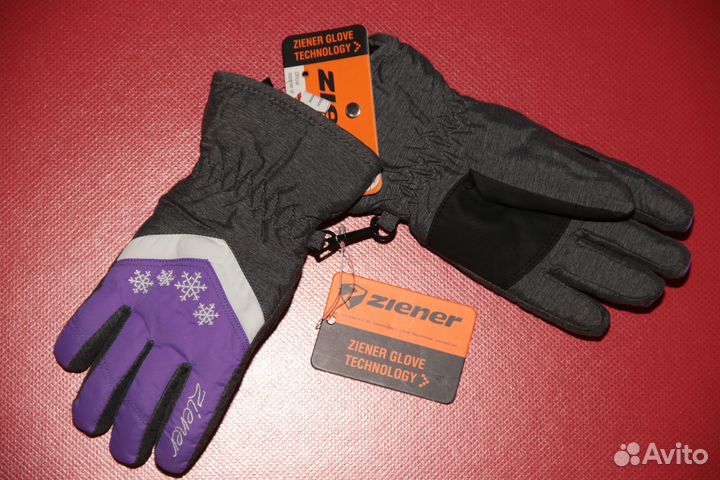 Ziener перчатки зимние новые