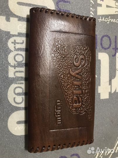 Кожаный мужской кошелёк Syria